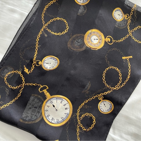 Vintage Liz Claiborne Silk Millennium Scarf - Picture 4 of 5